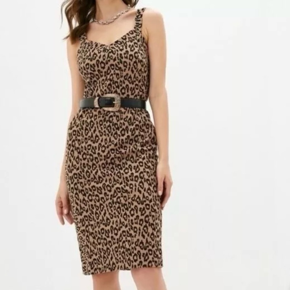 Banana Republic Leopard Dress, Pinup Style, Size 0